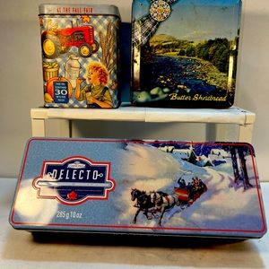3 TINS ONE VINTAGE AWESOME CONDITION